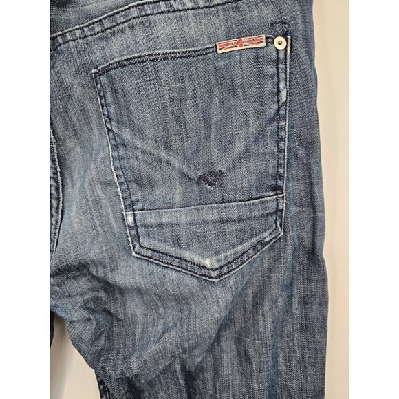 Hudson Jeans Mens 30 Byron 5 Pocket Straight Button Fly 30 Medium Wash Denim USA - Picture 5 of 8